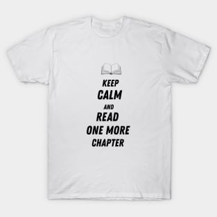 Keep Calm And Read One More Chapter Face Mask  Book Lovers Gifts, Reading Gifts, Readers Holiday Gifts Bookworm T-Shirt